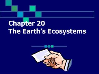 Chapter 20 The Earth’s Ecosystems