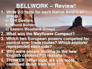 BELLWORK – Review!
