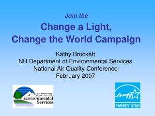 Join the Change a Light, Change the World Campaign