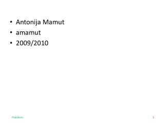 Antonija Mamut amamut 2009/2010