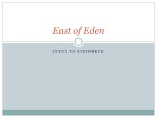 East of Eden