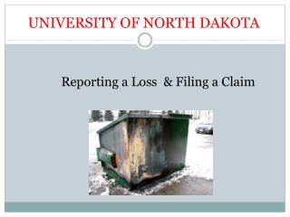 UNIVERSITY OF NORTH DAKOTA