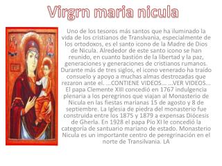 Virgrn maria nicula