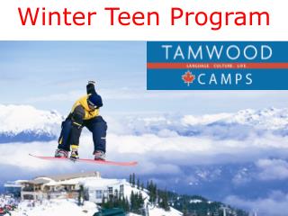 Winter Teen Program
