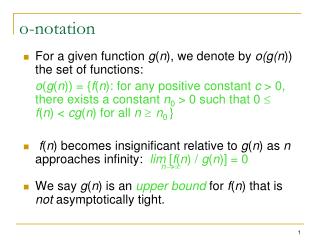 o-notation