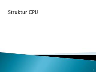 Struktur CPU