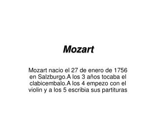 Mozart