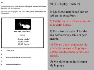 2003 Roleplay Cards C4