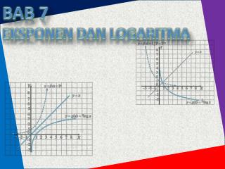 Bab 7 EKSPONEN DAN LOGARITMA