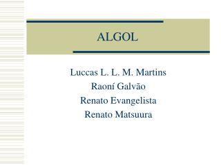 ALGOL