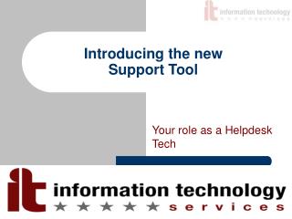 Introducing the new Support Tool