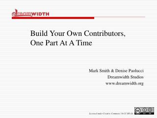 Mark Smith &amp; Denise Paolucci Dreamwidth Studios dreamwidth