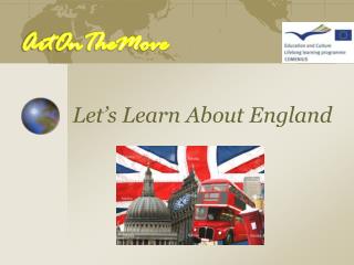 Let’s Learn About England