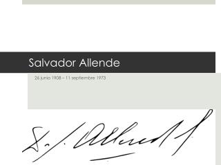 Salvador Allende