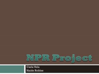 NPR Project