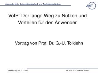 VoIP: Der lange Weg zu Nutzen und Vorteilen für den Anwender