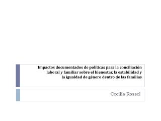 Cecilia Rossel