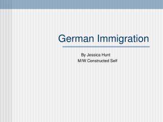 German Immigration