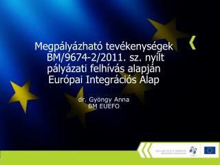 Szolidaritás és a migrációs áramlások igazgatása általános keretprogram (2007-2013)