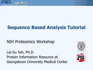 Sequence Based Analysis Tutorial