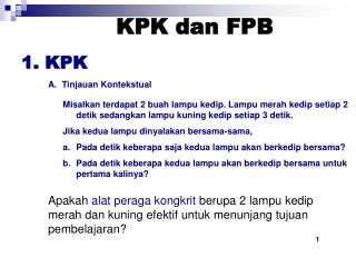 KPK dan FPB