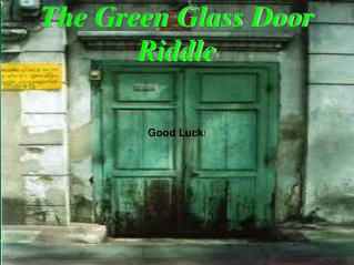 The Green Glass Door Riddle
