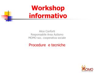 Workshop informativo