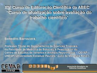 XIV Curso de Editoração Científica da ABEC