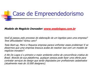 Case de Empreendedorismo