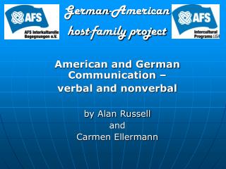 German-American host-family project