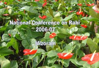 National Conference on Rabi 2006-07 Mizoram