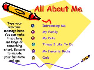 All About Me