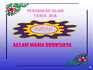 PENDIDIKAN ISLAM TAHUN DUA