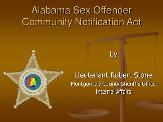 Alabama Sex Offender Community Notification Act