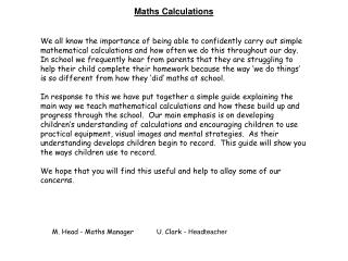 Maths Calculations
