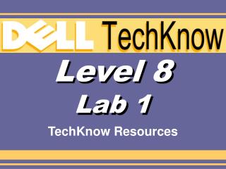 Level 8 Lab 1