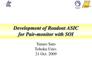 Development of Readout ASIC for Pair-monitor with SOI