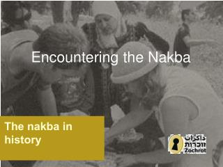 Encountering the Nakba