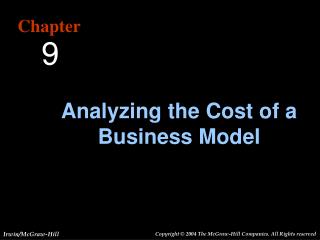 Analyzing the Cost of a Business Model