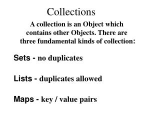 Collections