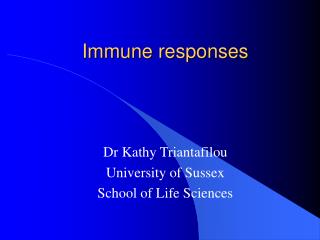 Immune responses