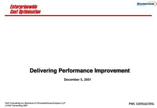 Delivering Performance Improvement