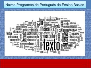 Novos Programas de Português do Ensino Básico