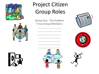 Project Citizen Group Roles