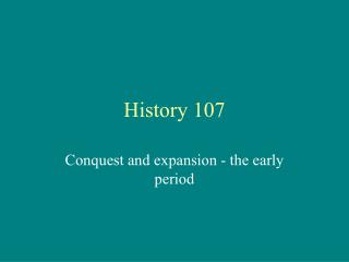 History 107