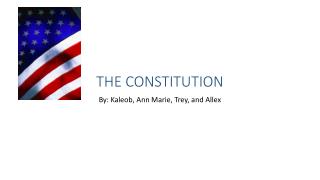 THE CONSTITUTION