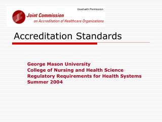 Accreditation Standards