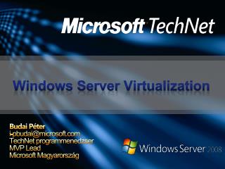 Windows Server Virtualization