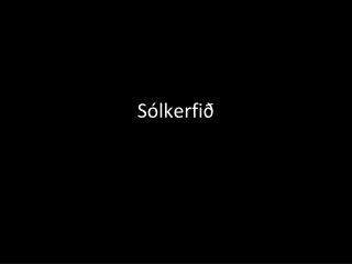 Sólkerfið