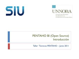 PENTAHO BI (Open Source ) Introducción